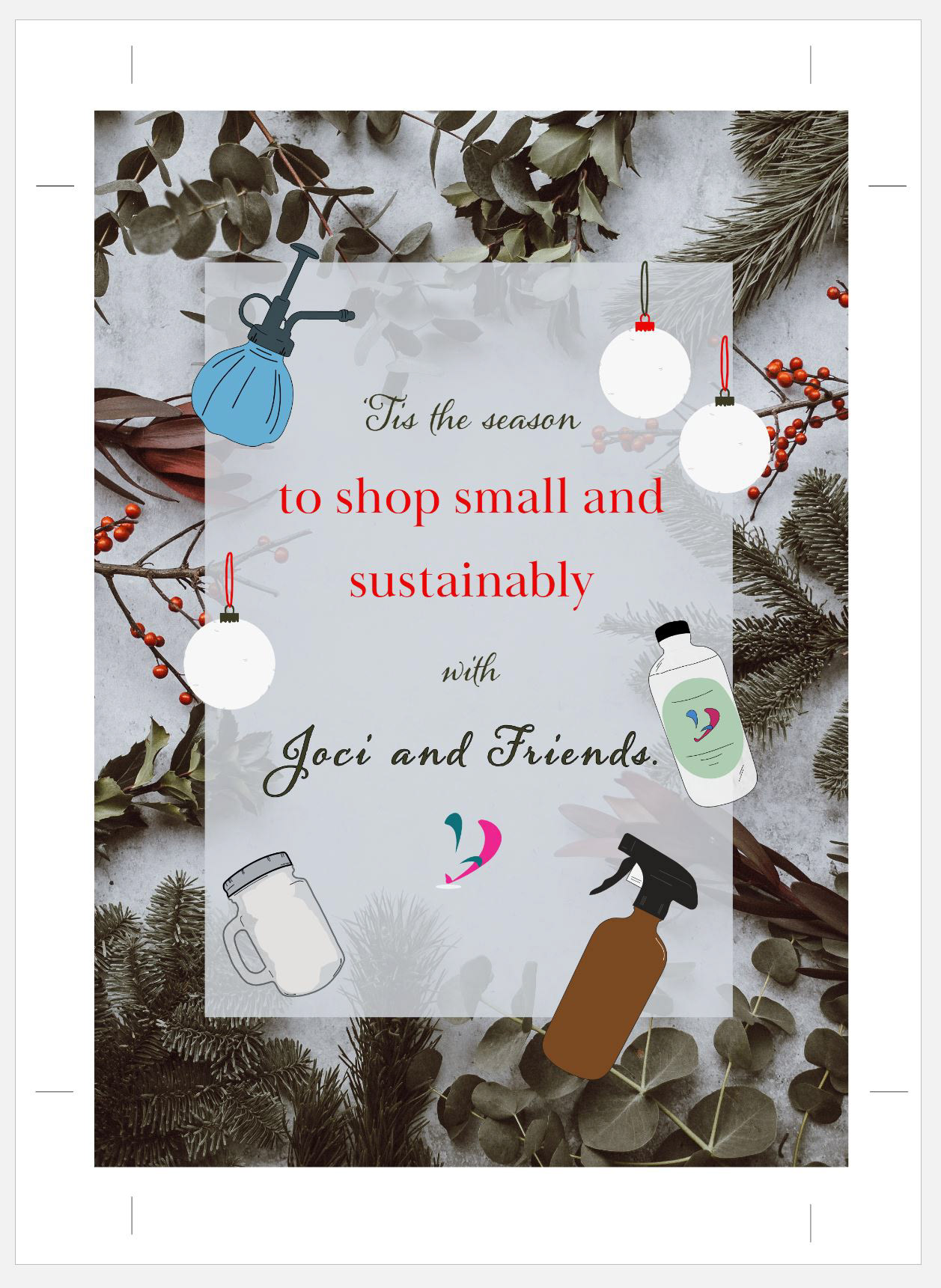 Holiday Sign for Joci and Friends LLC