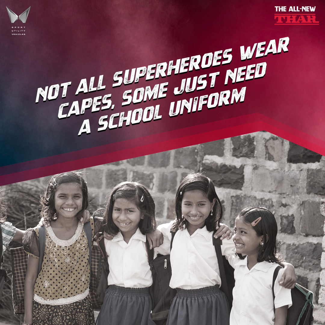 The higher you bid in the NFT universe, the more supergirls we have in the real world. Proceeds from the first sale of Thar NFTs will be donated to Project @nanhikali. Thar NFTs arrive on 29th March at 11 a.m. Bid big. Be a real hero.