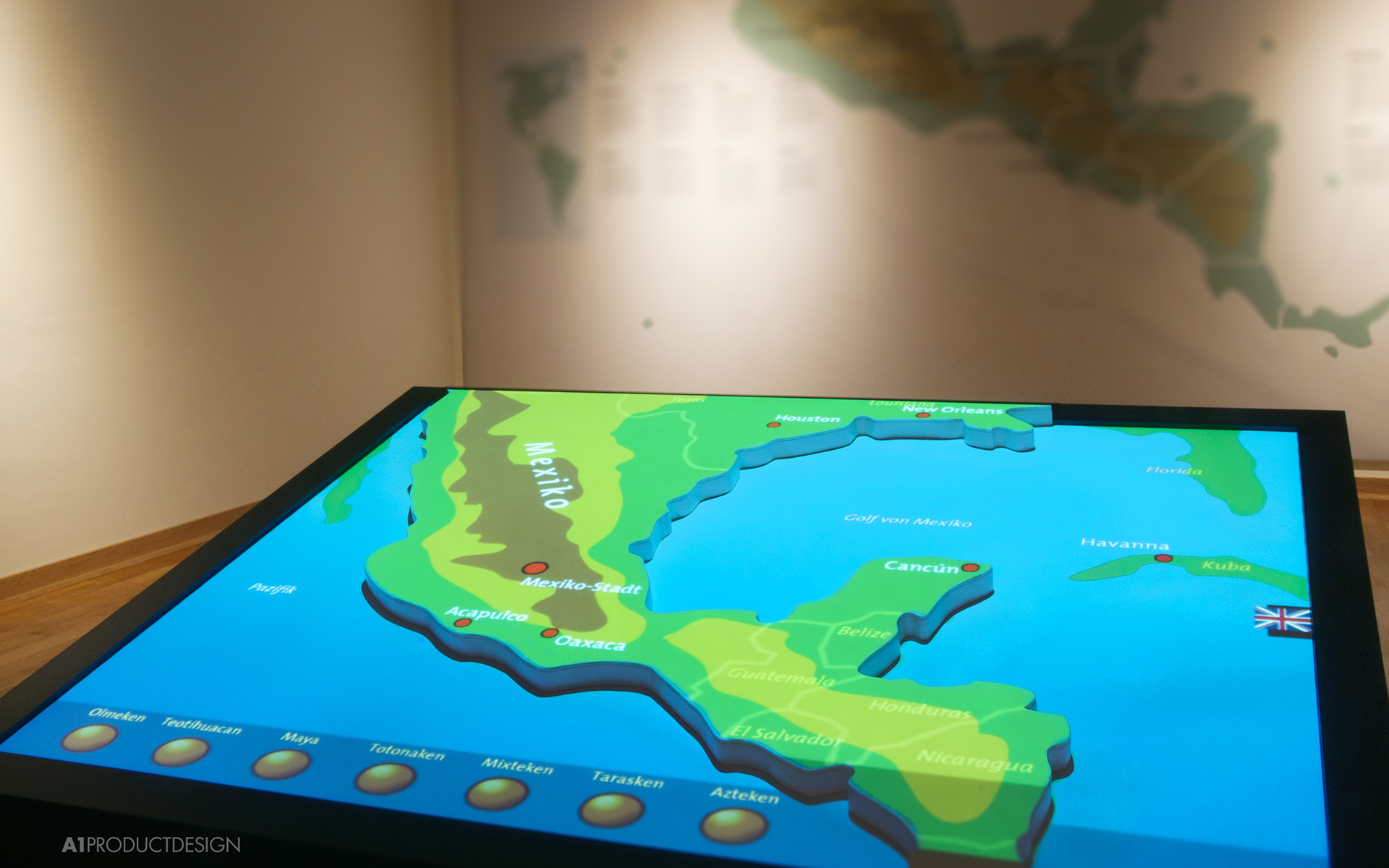 Sensorische Multimedia-Installation "Mesoamerika"