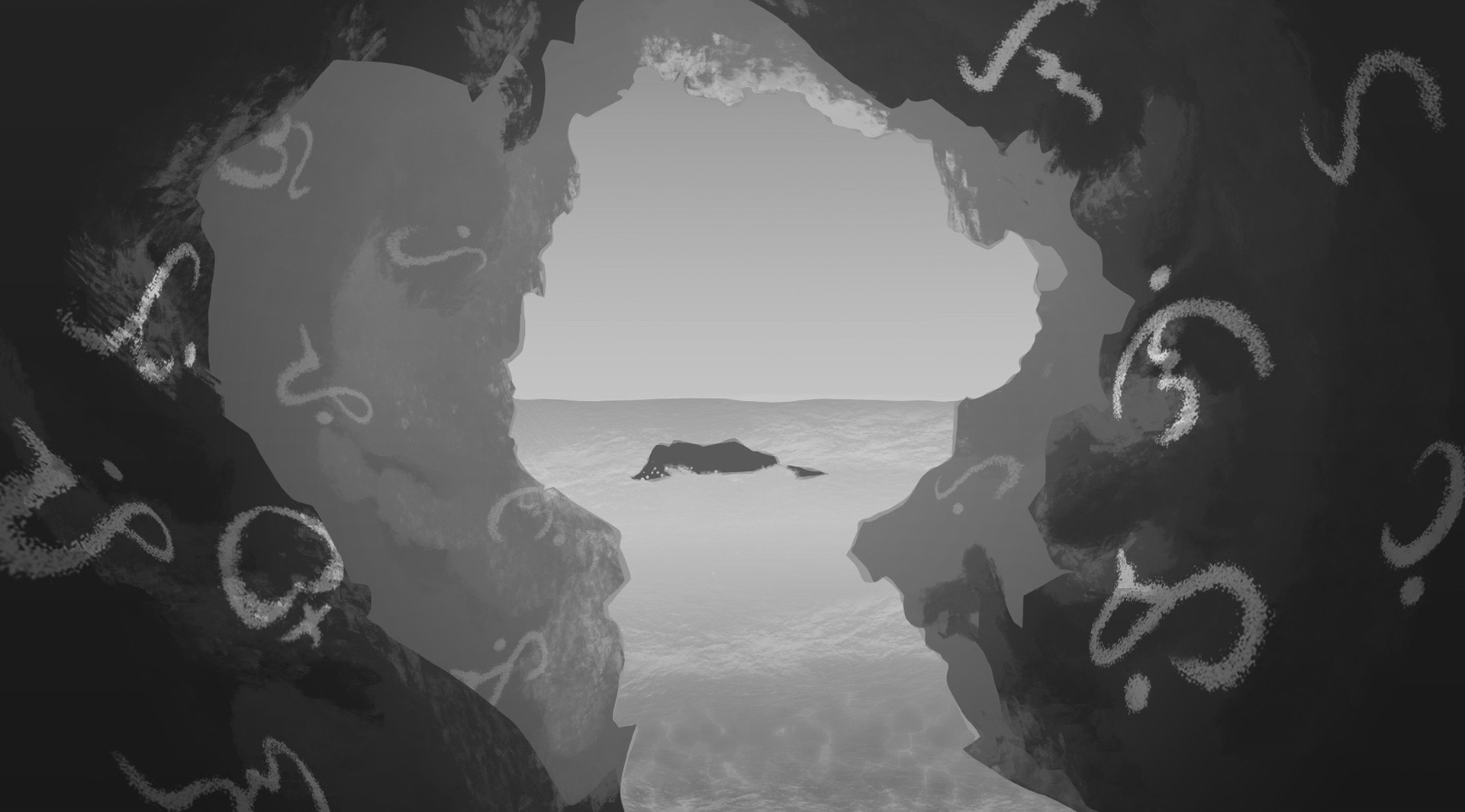 Baybayin Script on Cave Walls