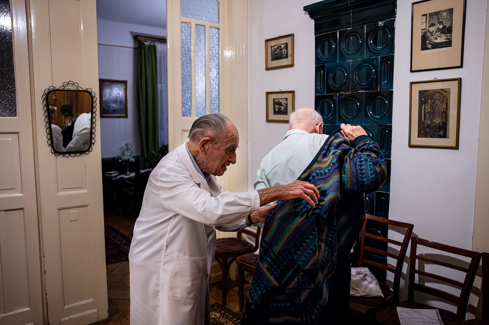 "I can tell you quite honestly, I can do it because I am a Holocaust survivor and I receive a German reparation pension. I use it to pay for my practice, otherwise I wouldn't be able to buy a packet of cotton wool."