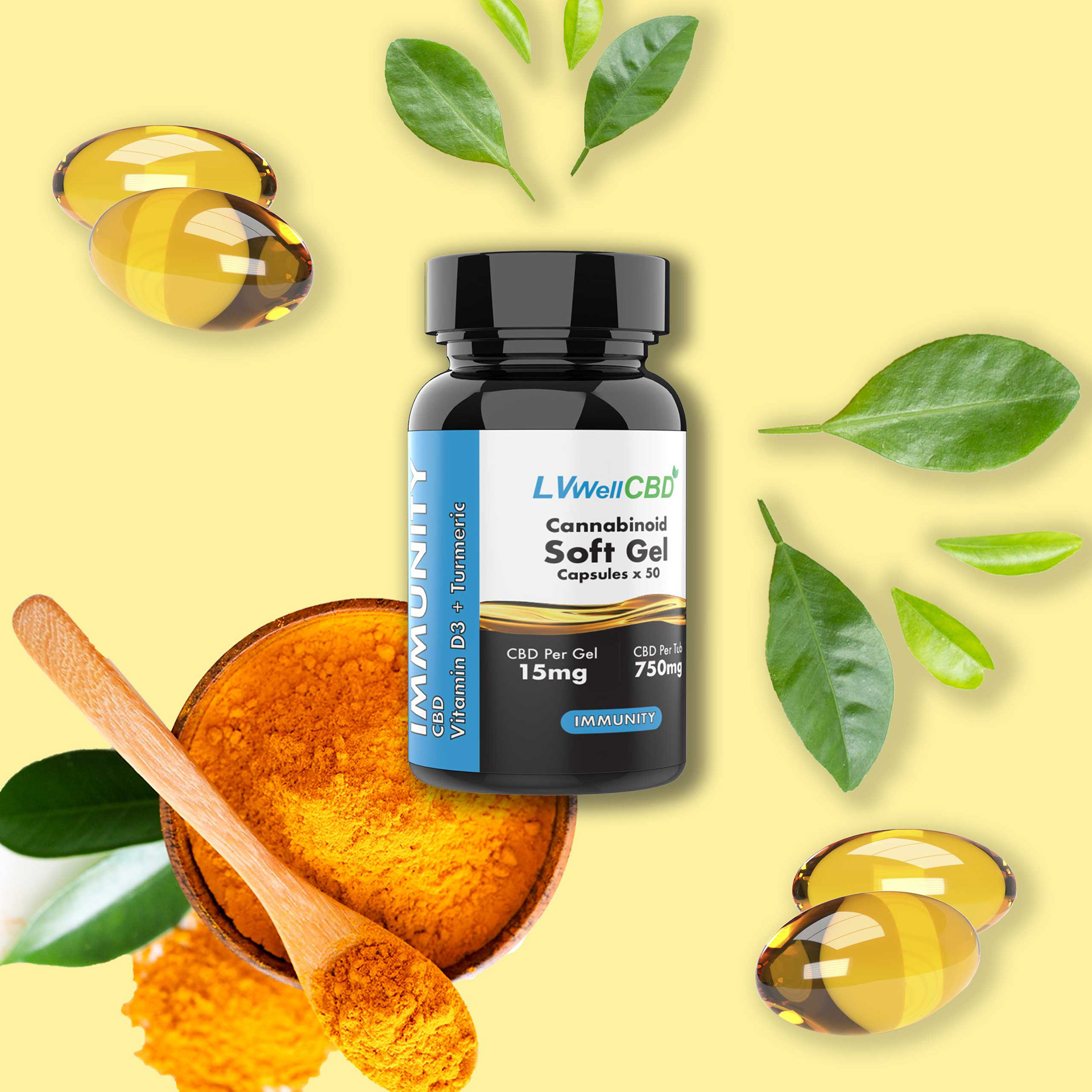 Product image showcasing product ingredients