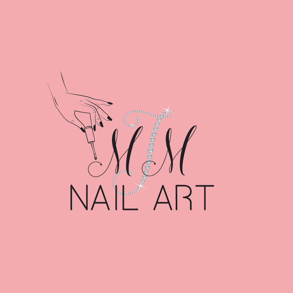 Final logo - pink background