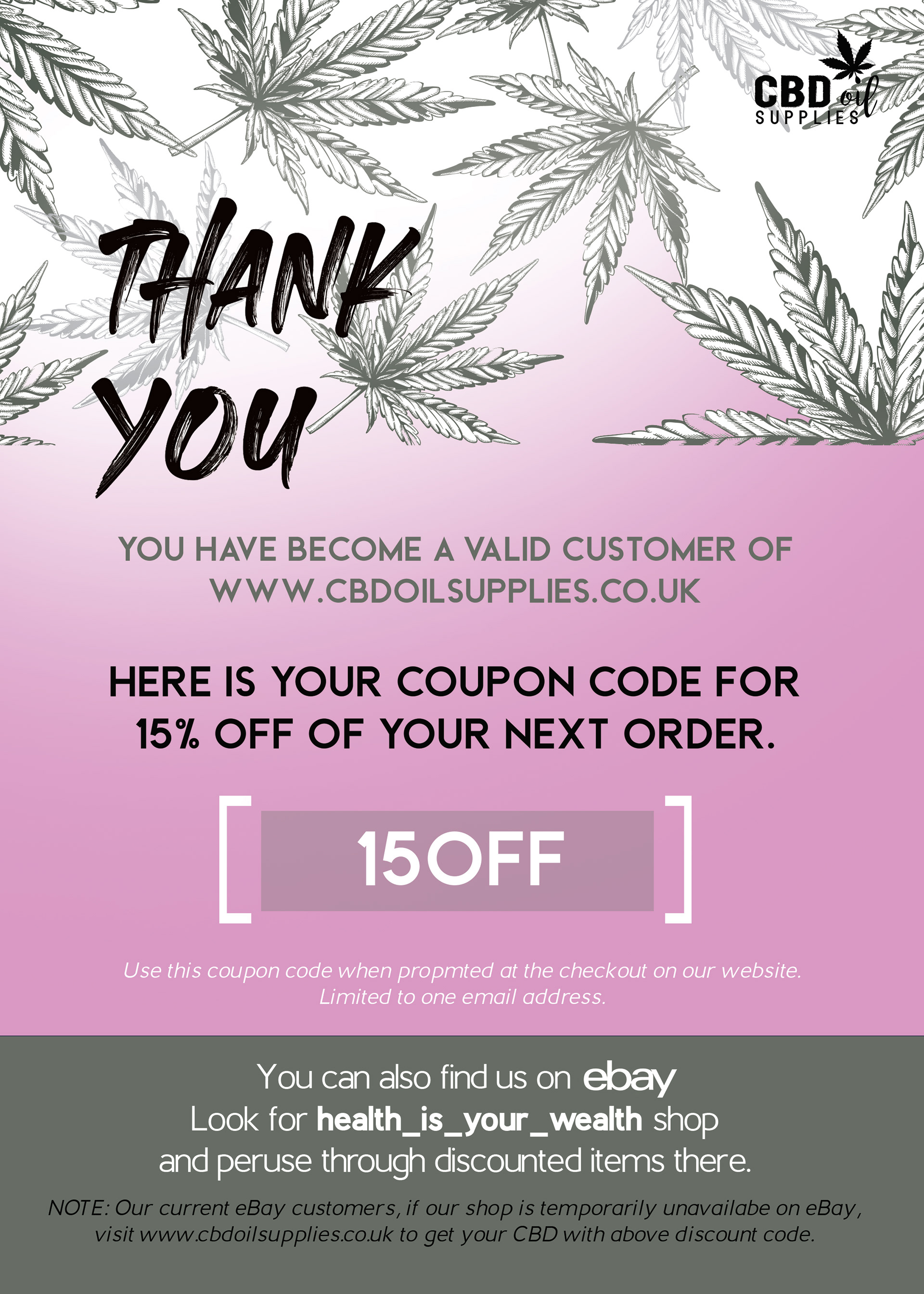 Offer leaflet