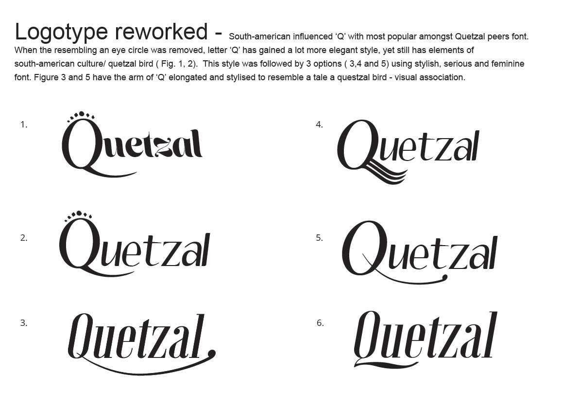 Logo options in black & white