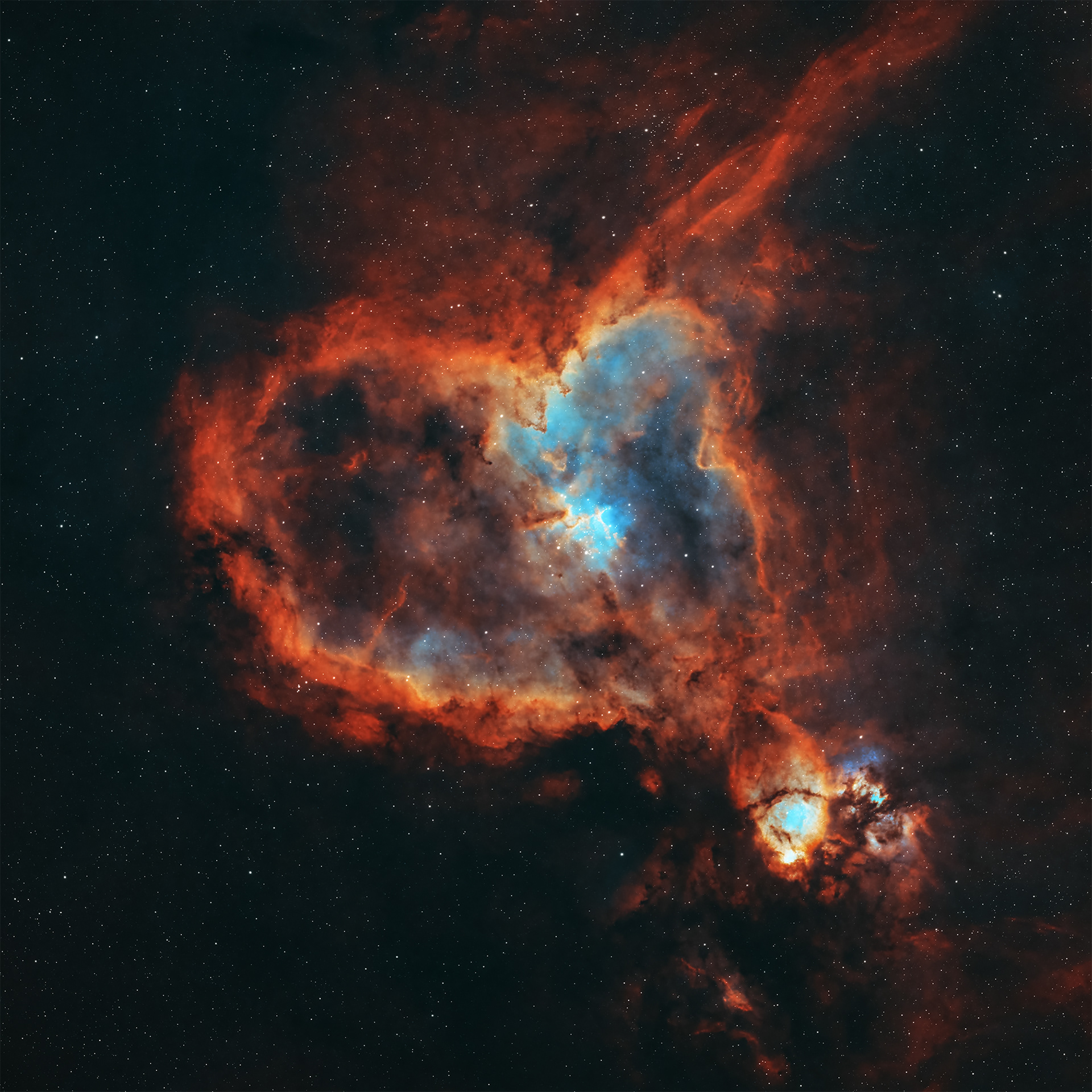 Heart Nebula - IC1805 (SHO)