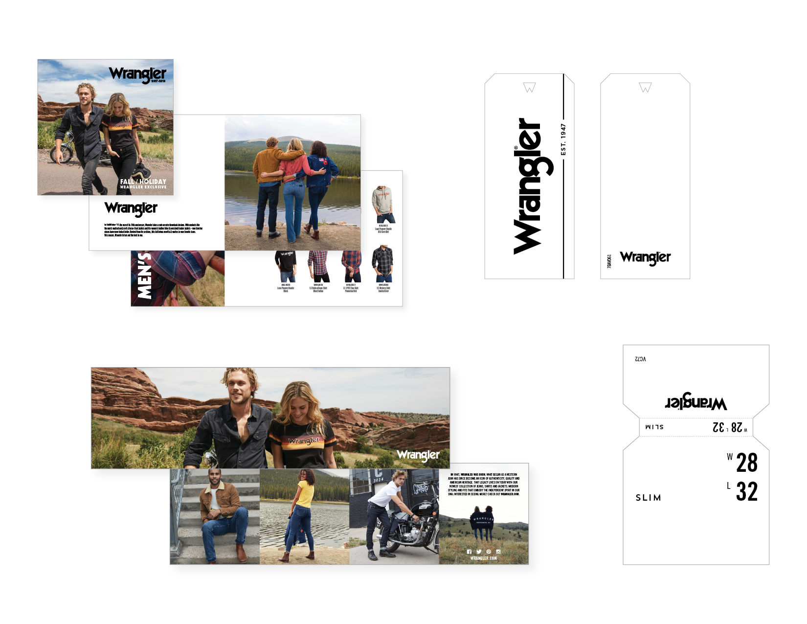Wrangler Modern | Ticketing, Look Book & Pamphlet