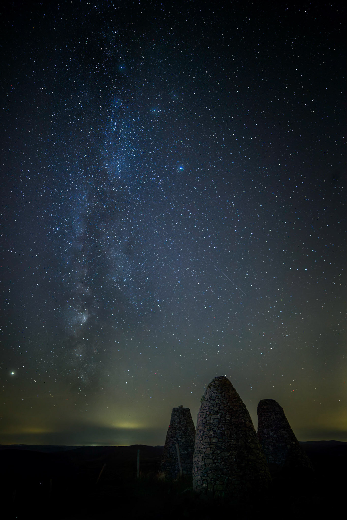 Milky Way and the Three Brethren