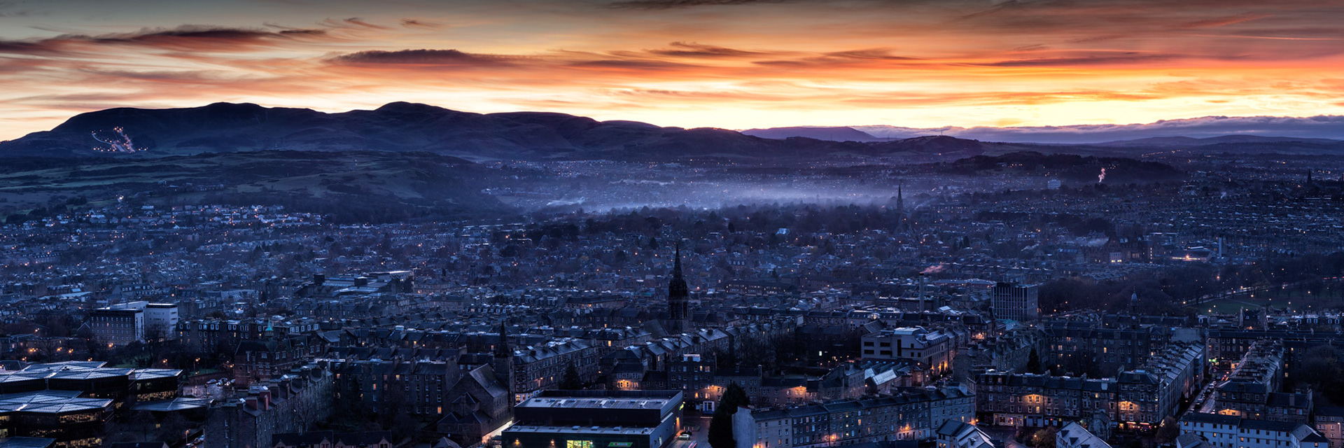 Edinburgh Panorama from Salisbury Crags