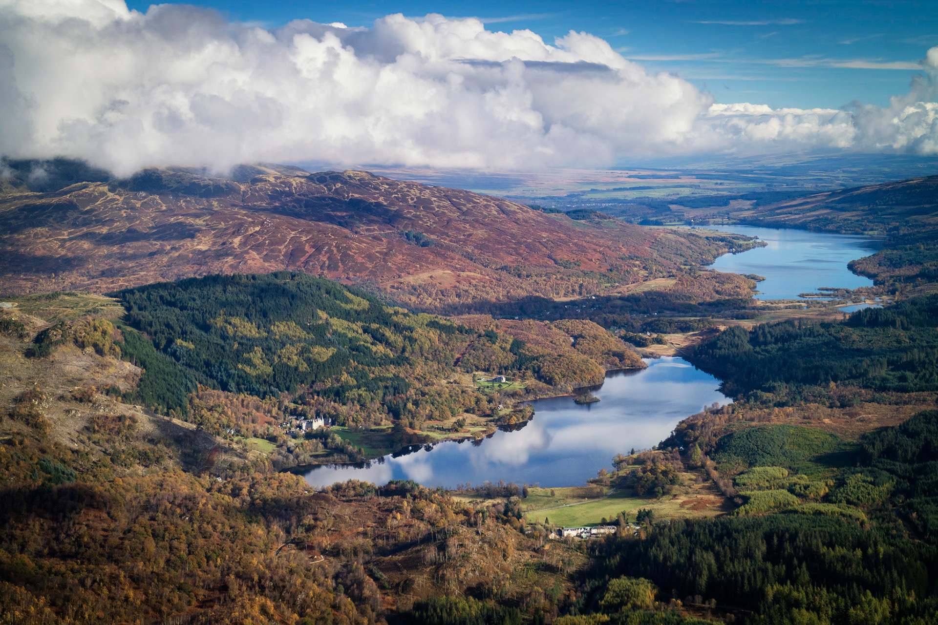 Lochs Achray and Venachar