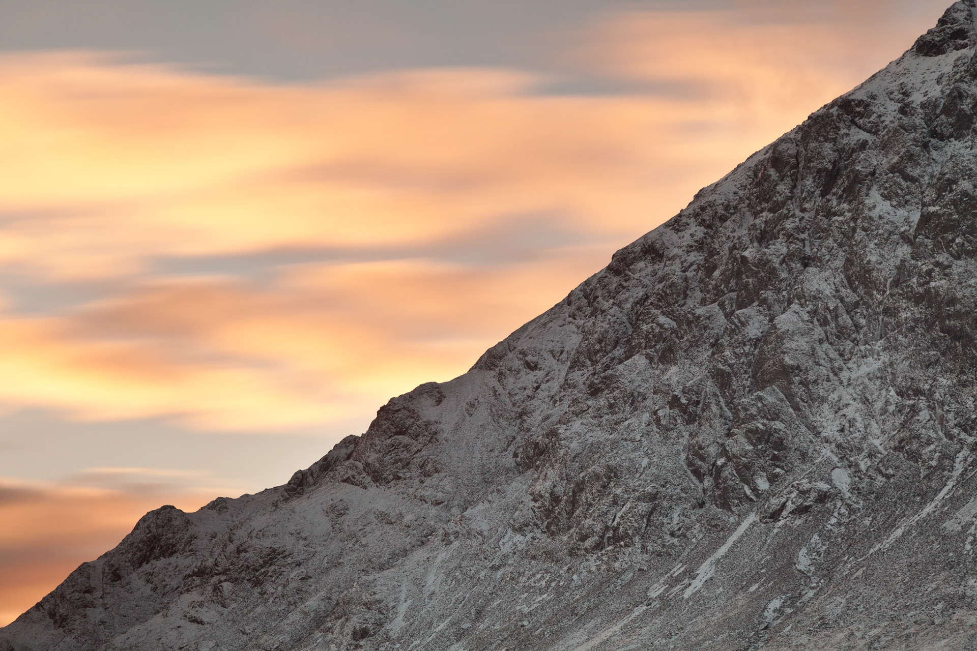 North East ridgeline of Stob Dearg