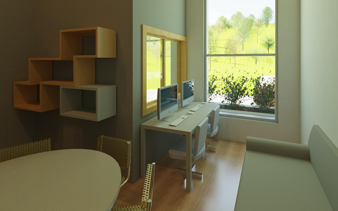 Daycare office interior