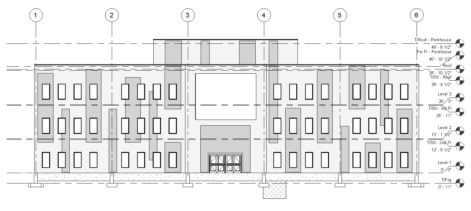 Front Elevation EIFS design