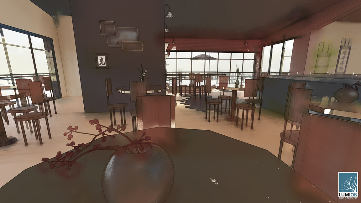 Cidery rendering interior