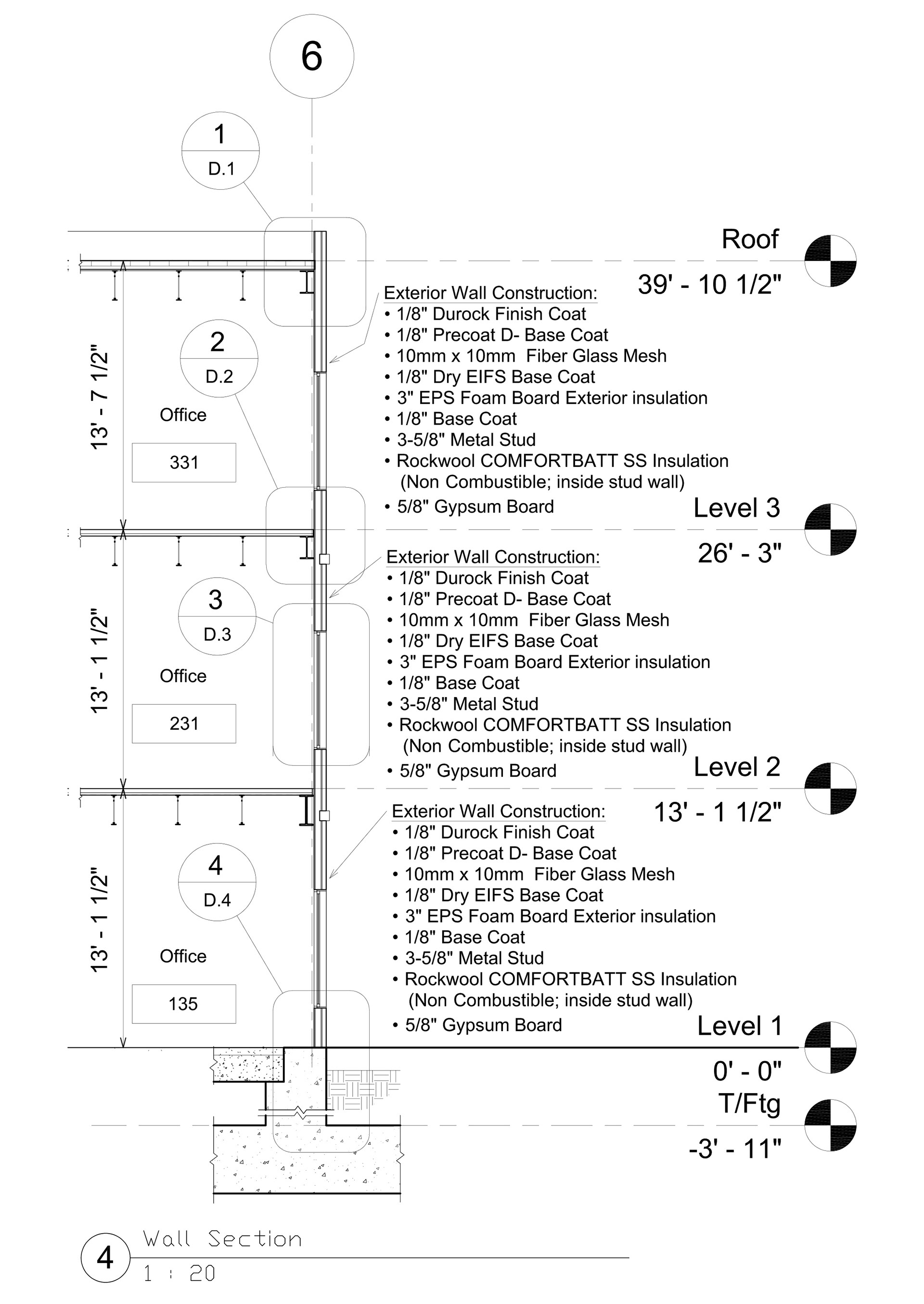 Wall section