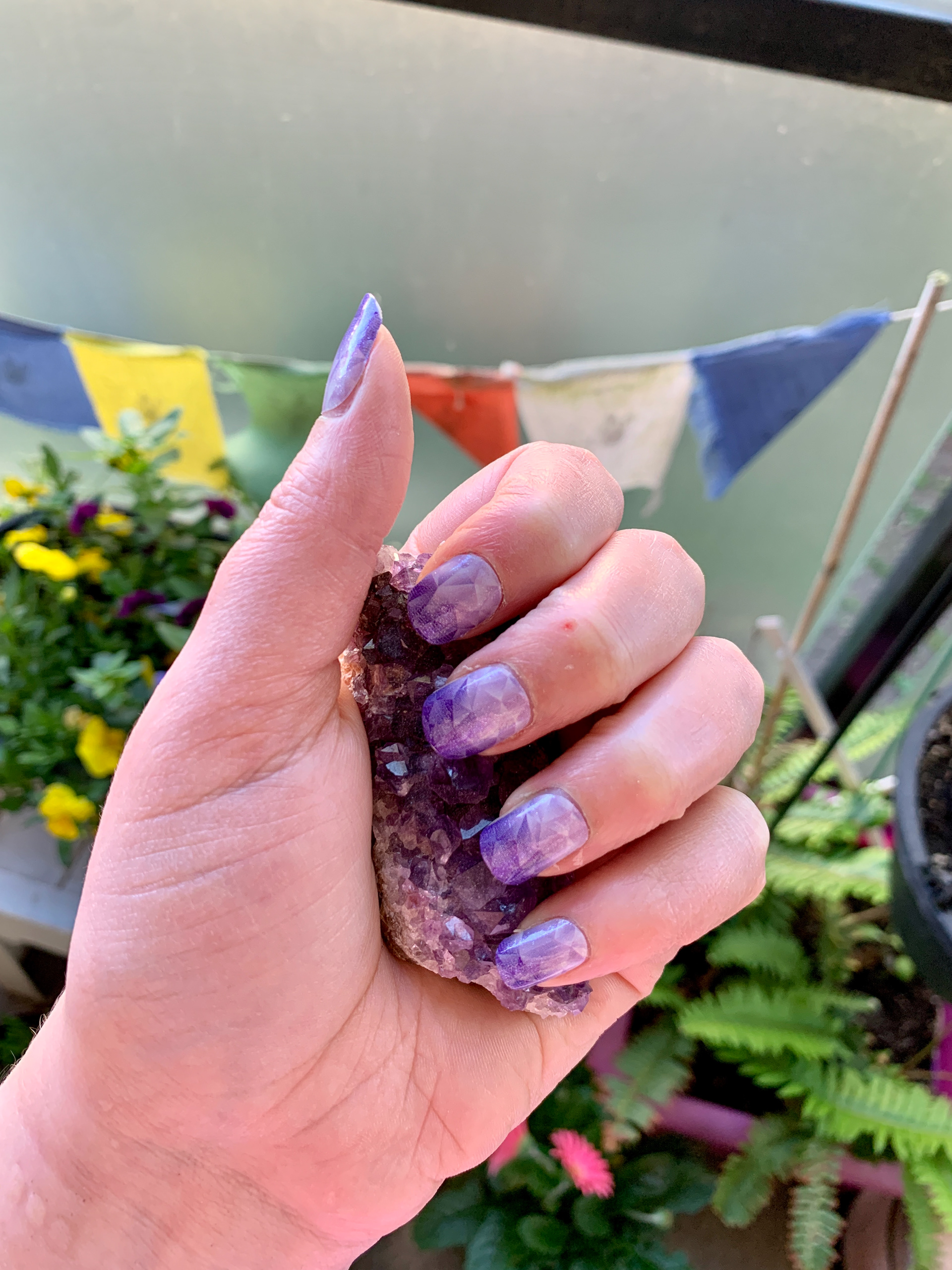 Geode Glow - Digital Lavender Collection