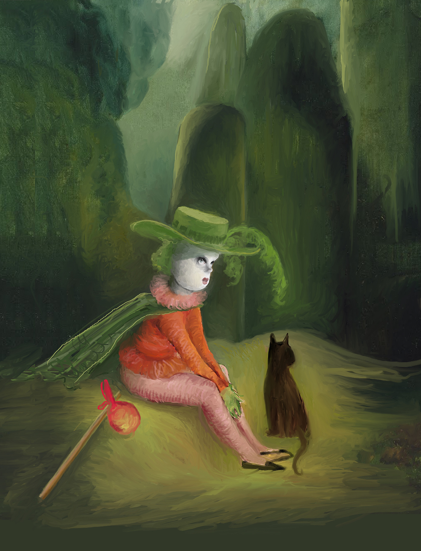 The Wanderer 60x80cms Oil on canvas