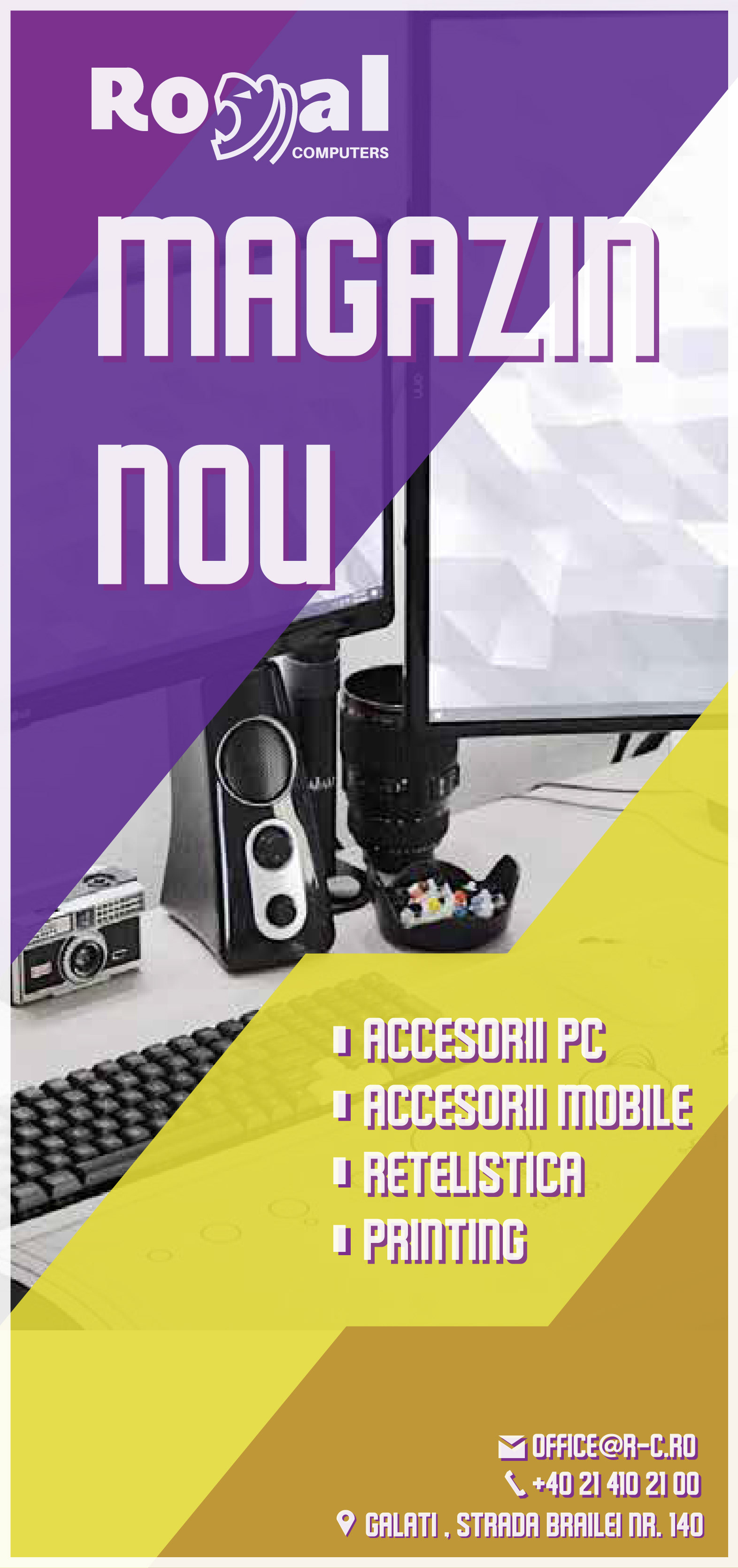 Electronics Retail Company Flyer