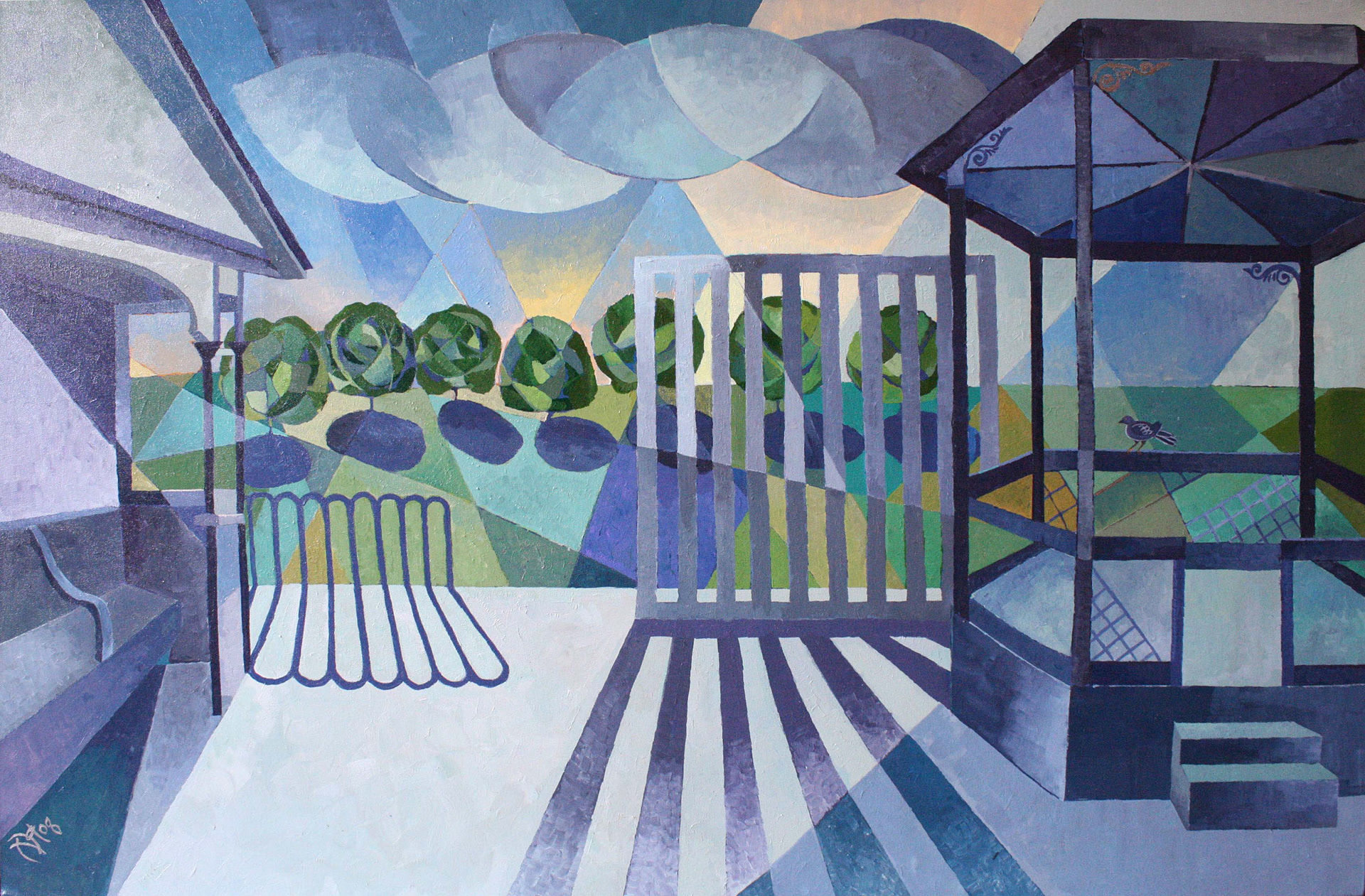 After the Storm - acrylic on canvas