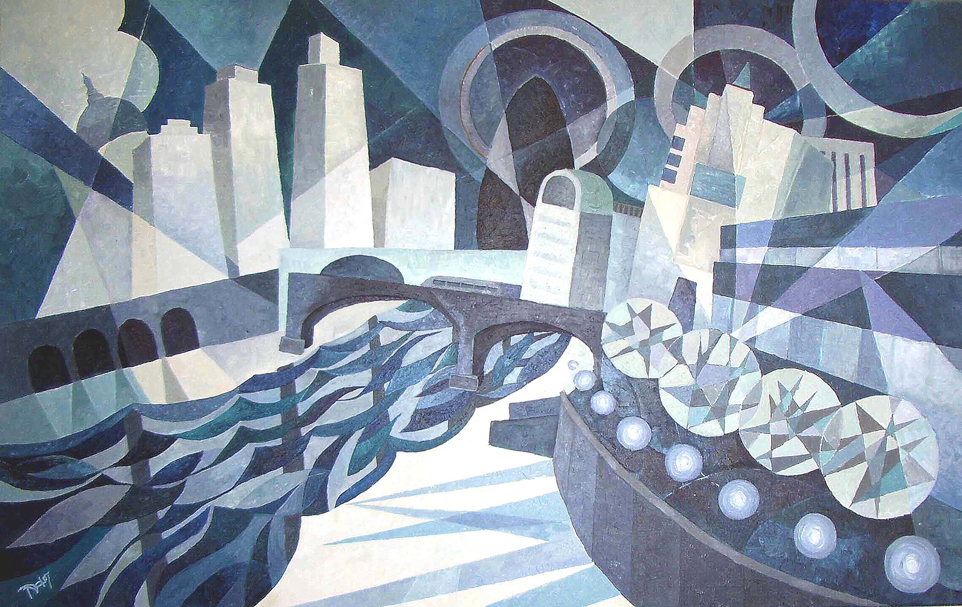 The Smoke - acrylic on canvas