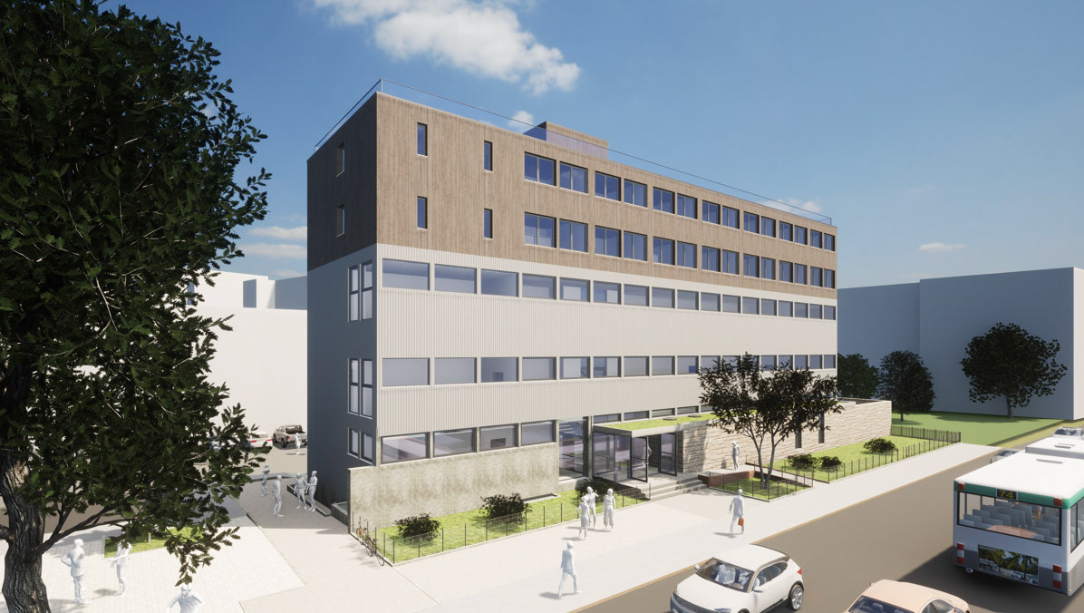 Visualisierung Außenansicht (Tagsüber)