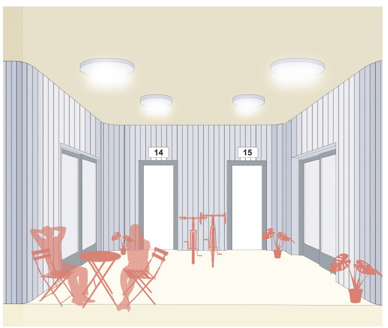 Perspektive Eingangsbereich