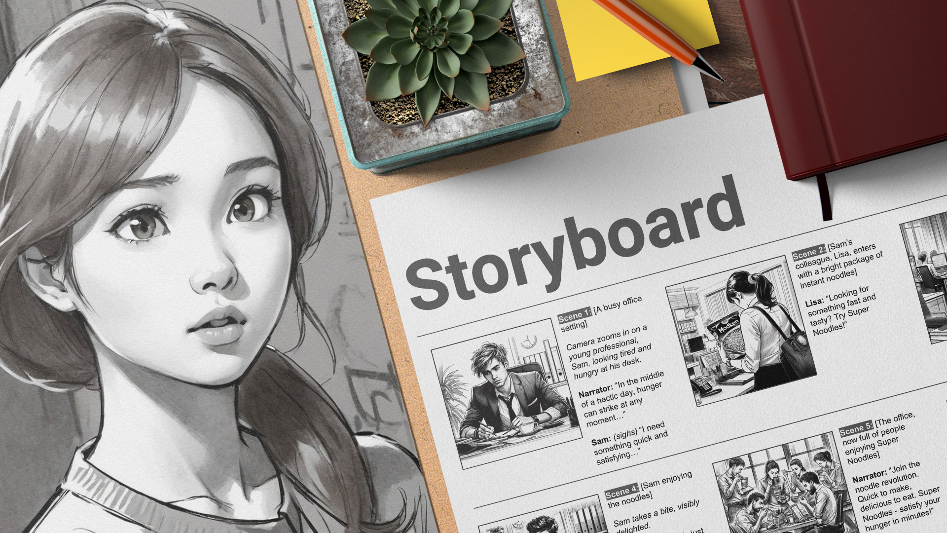 Create a STORYBOARD with Ai, NO NEED to DRAW Again!