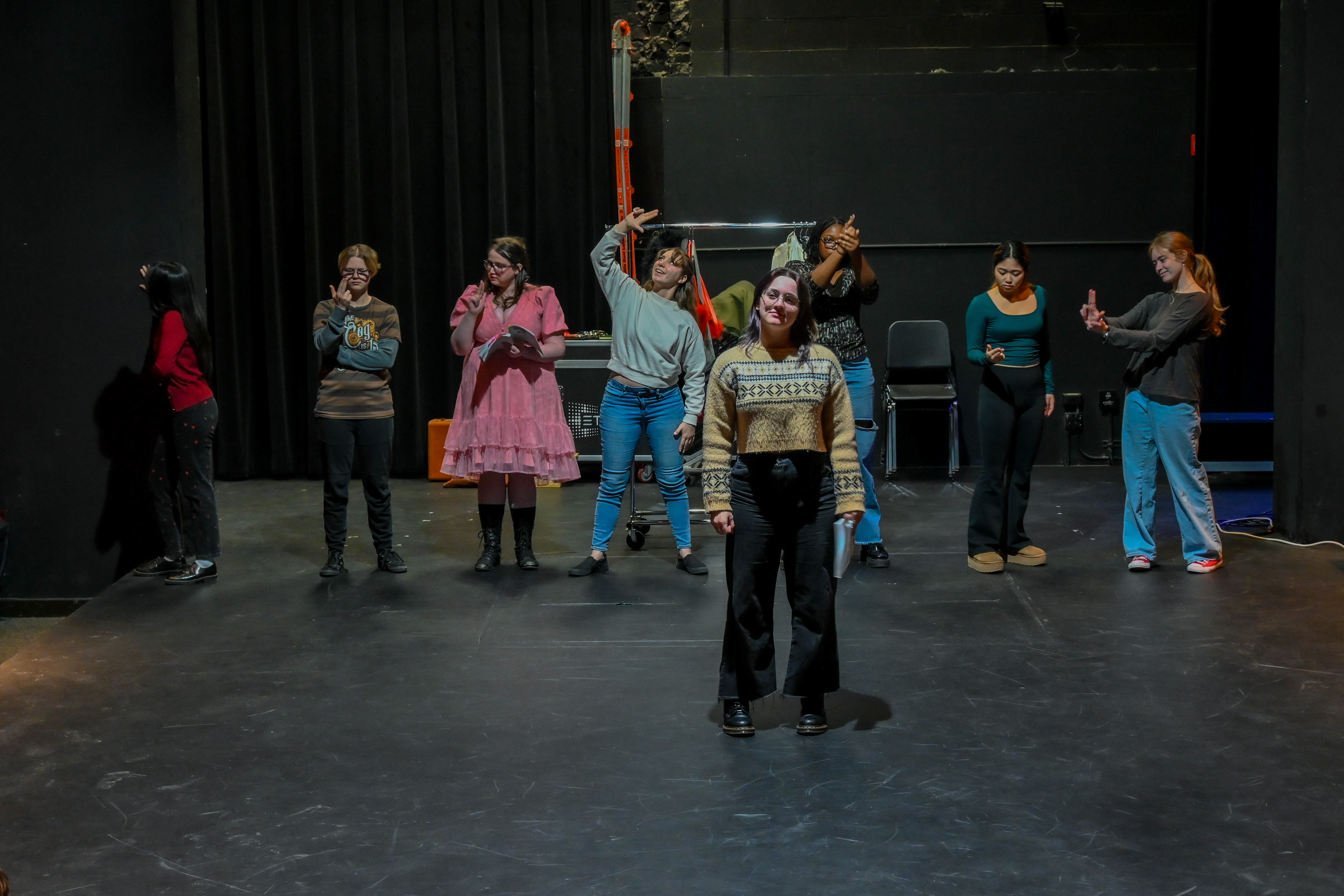 Rehearsal Photos of the Cast of Assassins (2025)