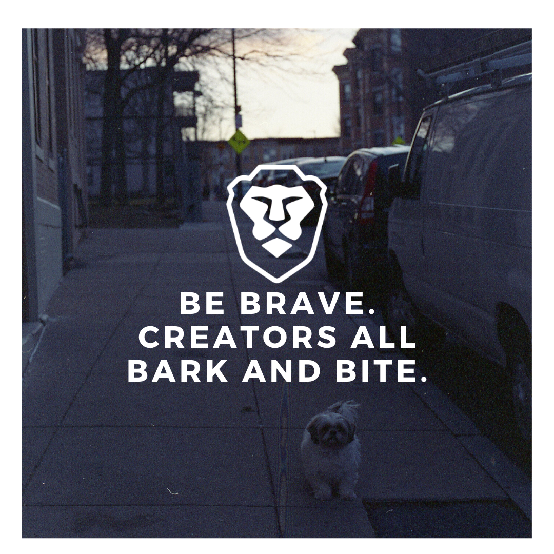 It's not easy creating, sometimes even scary. Face it bravely, with your creators. The future's less uncertain together.