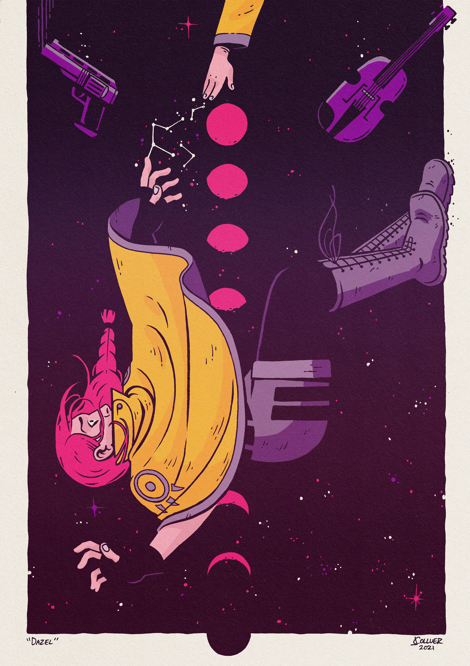 Pinup commission for "Endless Moons" comic (2021)