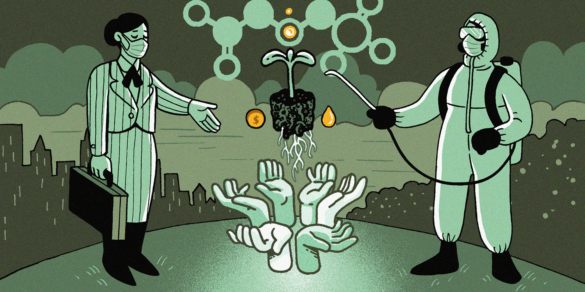 "Heading for the Last Roundup" feature by Edward Millar and Cliff Conner (Science for the People, "The Soil and The Worker" Vol. 25 no. 1, 2022)