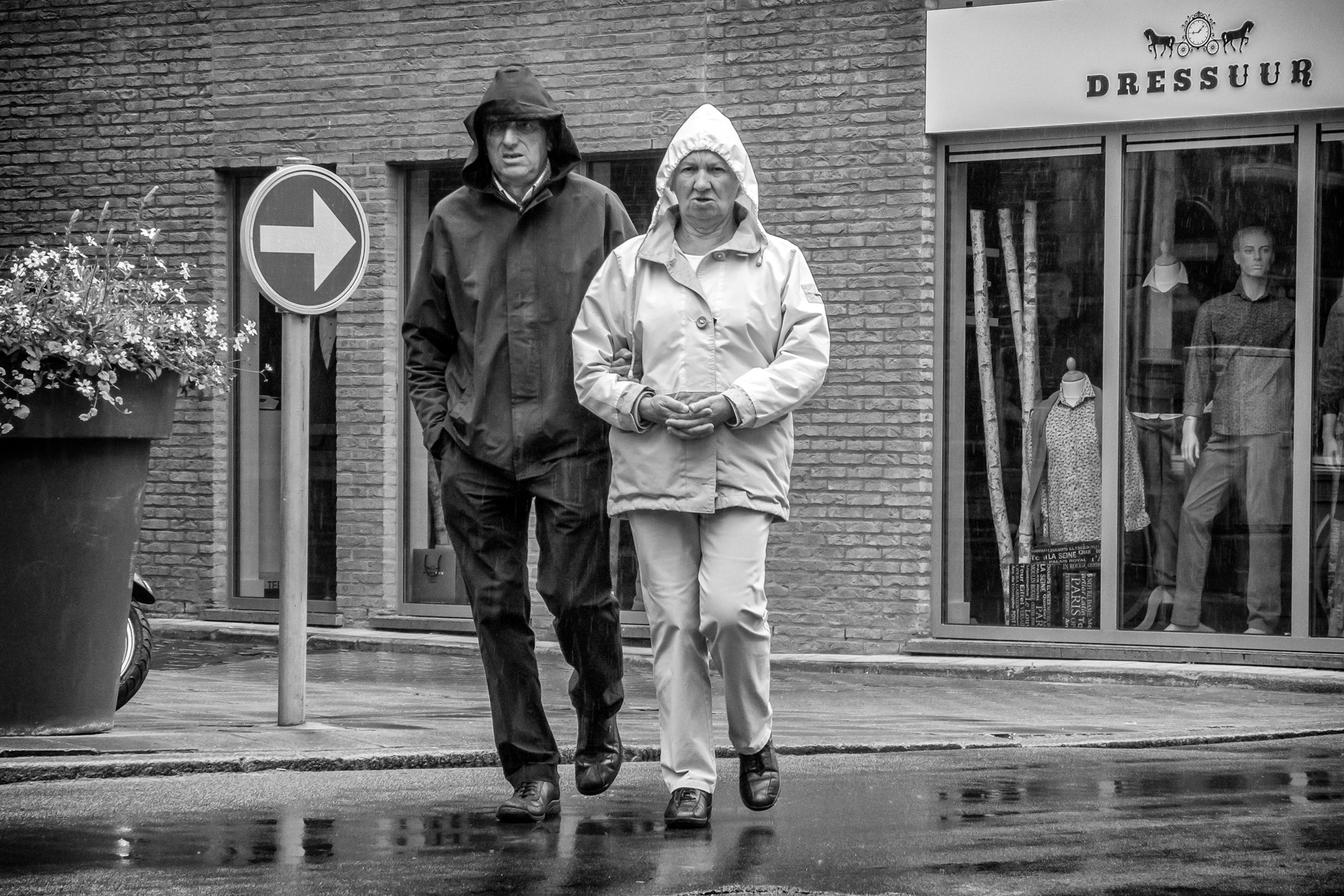 We stand the rain