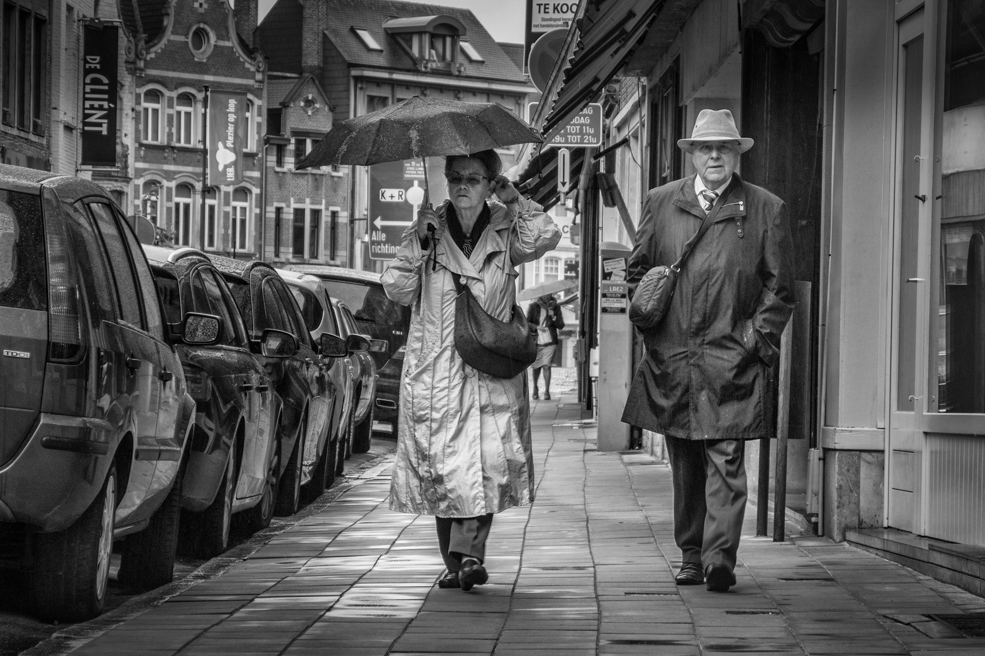 Walking the street