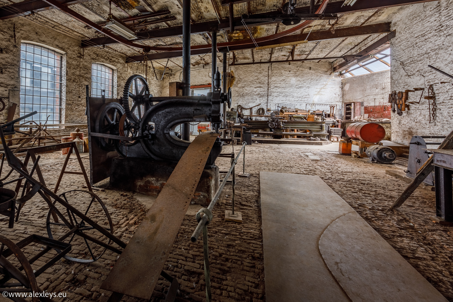 Forge in an bandoned shipyard