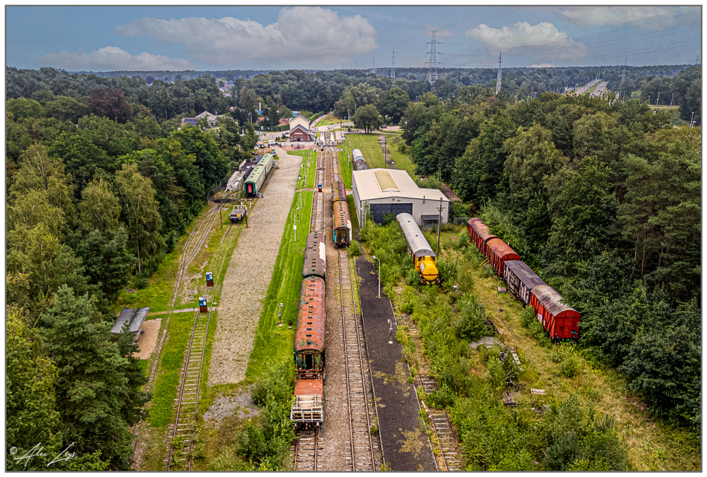 Abandoned train station