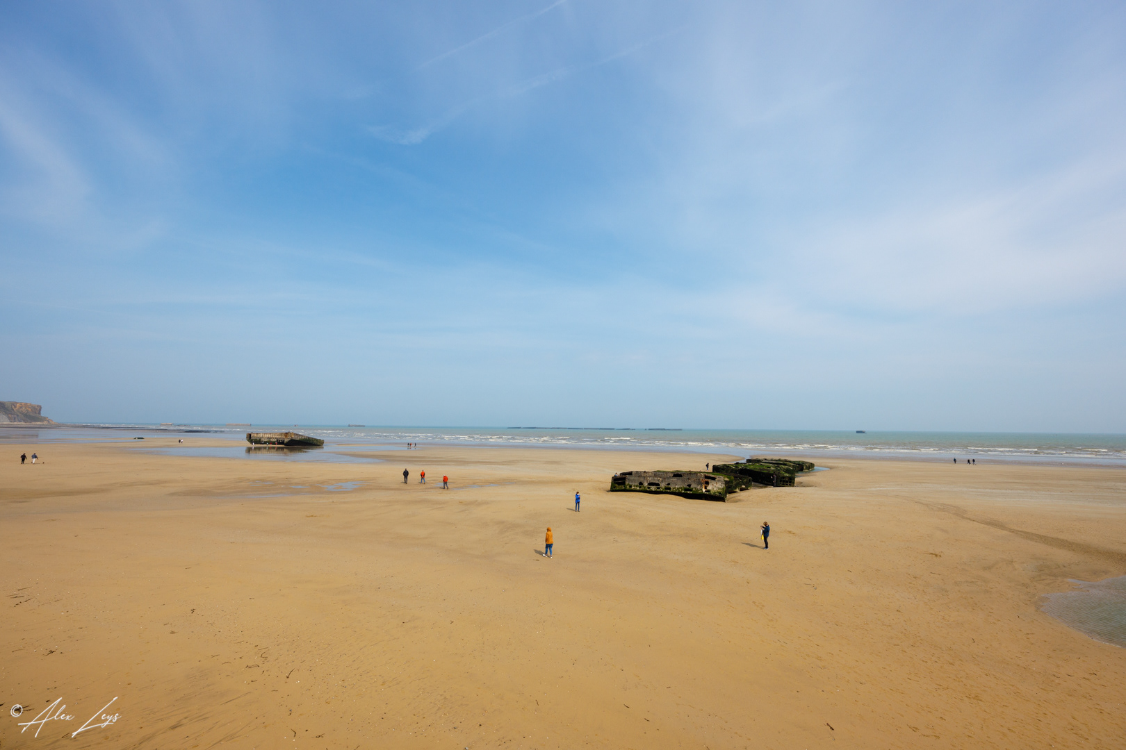 Arromanches-les-bains also called "Omaha Beach"