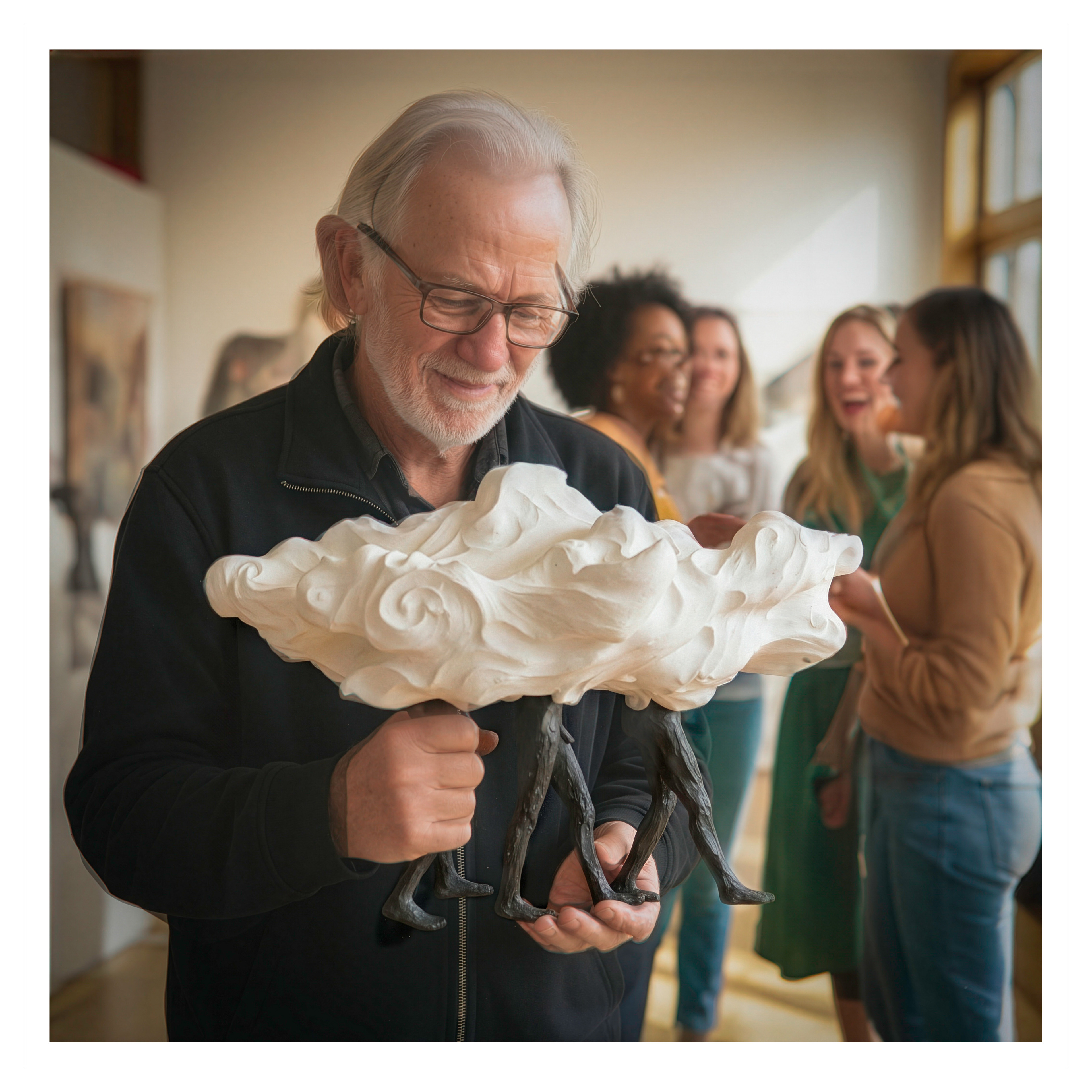 Luc Van Soom thinking