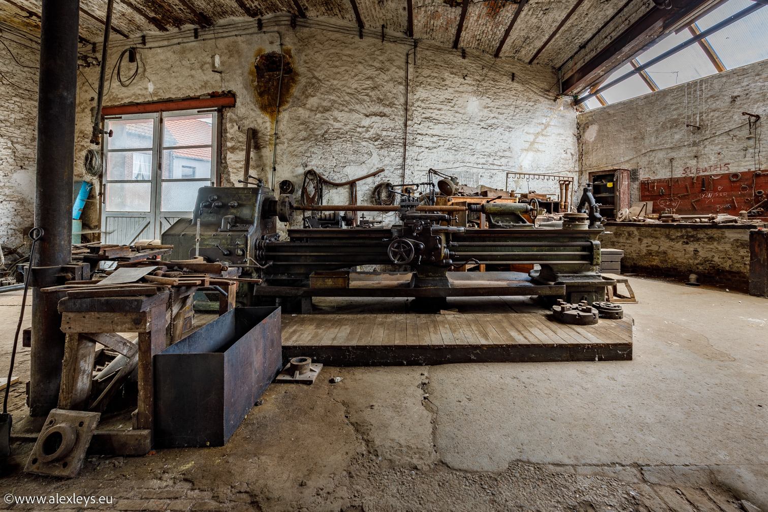 Forge in an bandoned shipyard