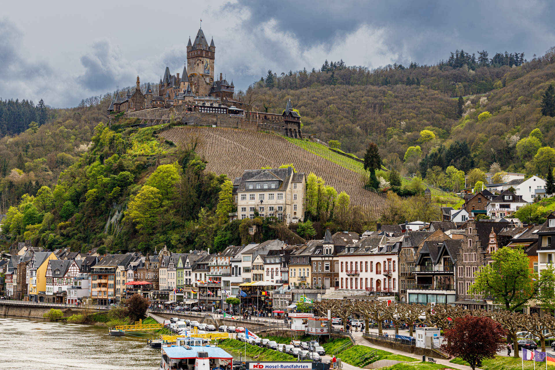 Cochem with Reichsburg (D)