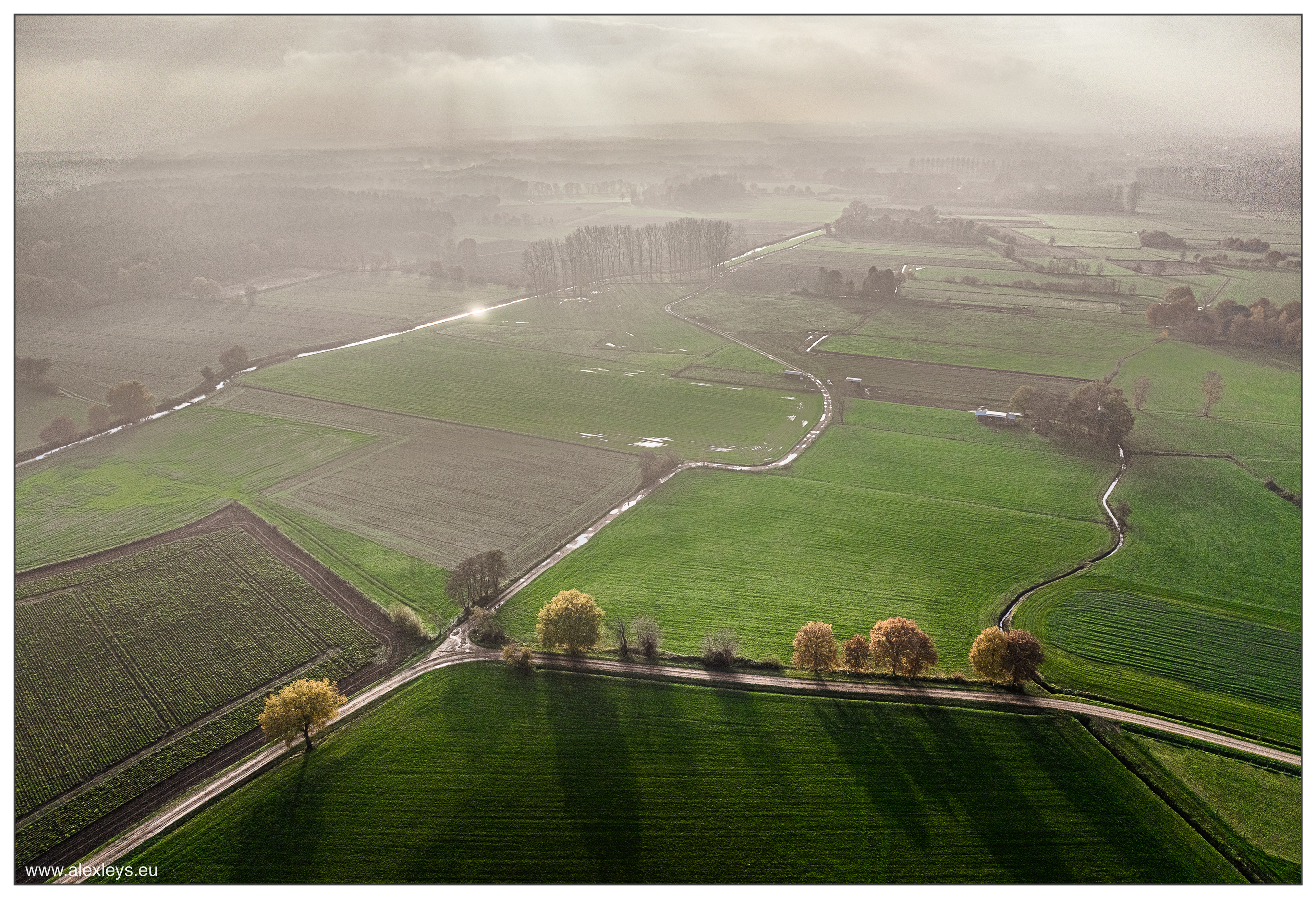 DJI Mavic 3 in the fog