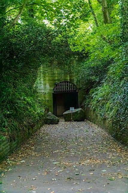 WWII German Occupation Tunnel Entrance