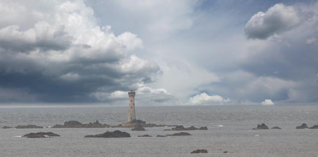 Lighthouse at Pleinmont Guernsey
