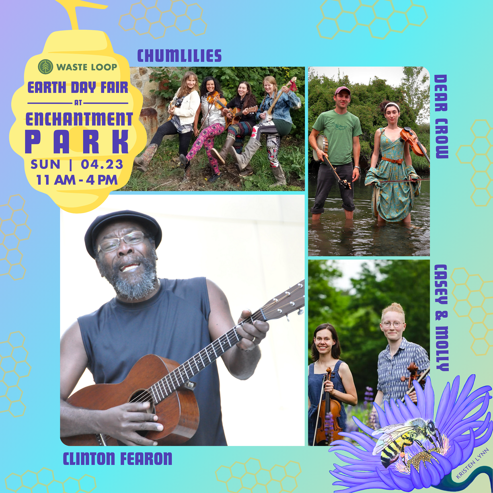 Artist announcement for social media