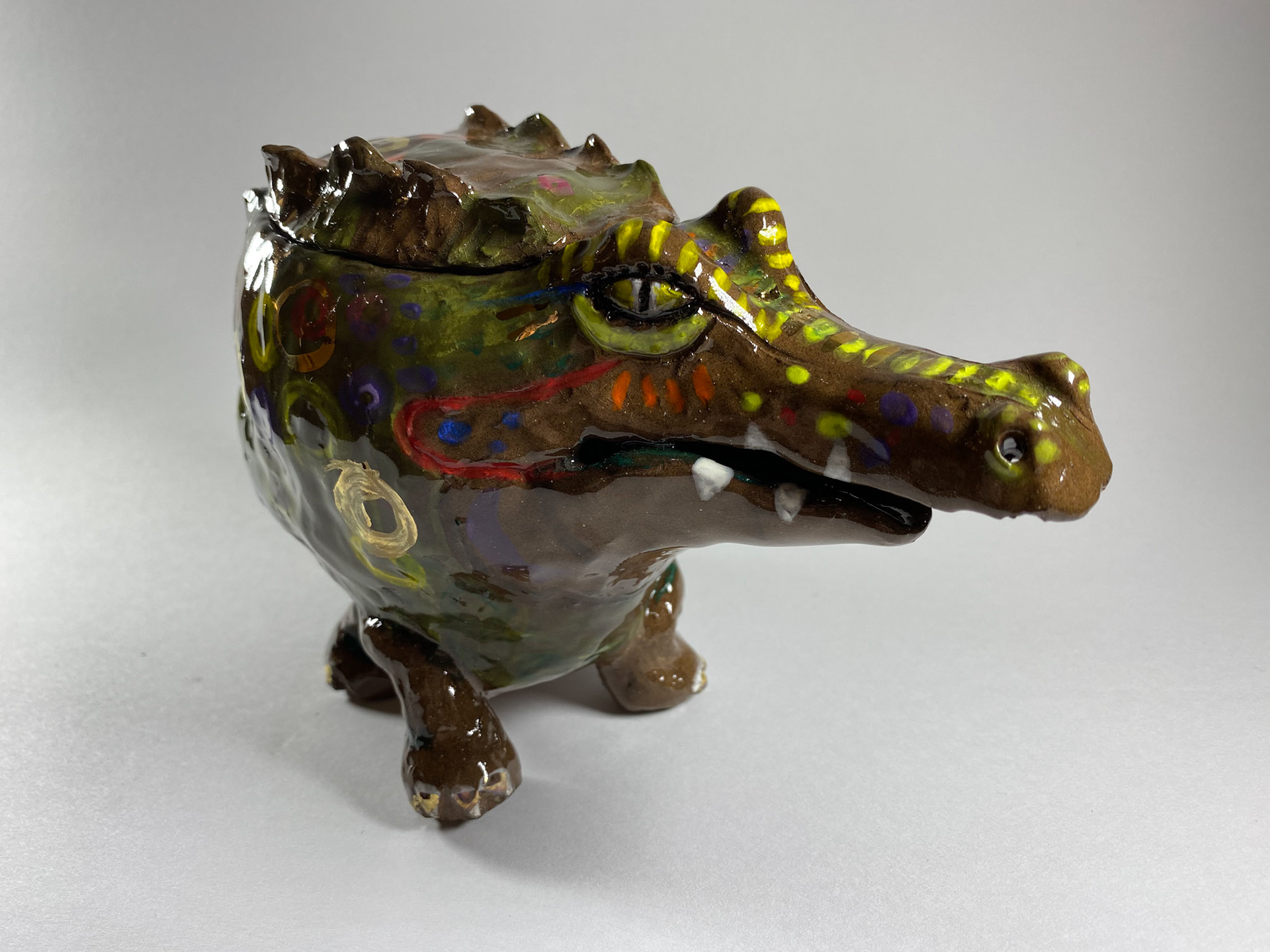 Swampy Alligator Teapot