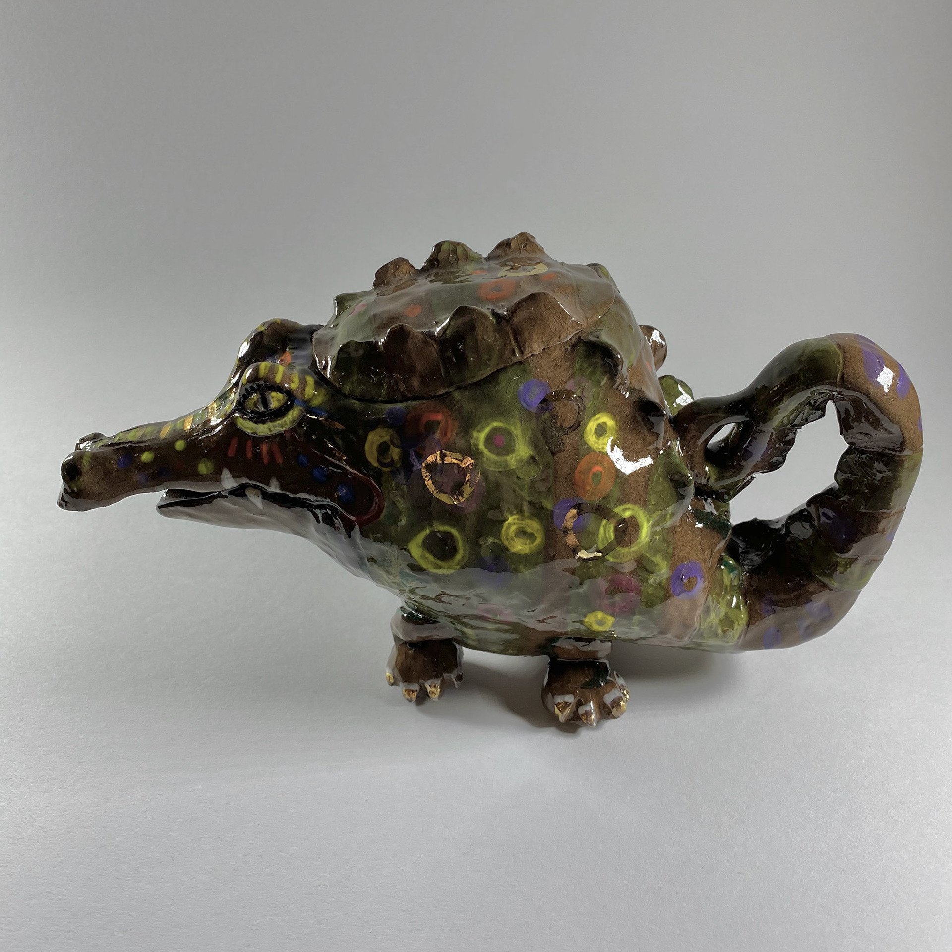 Swampy Alligator Teapot