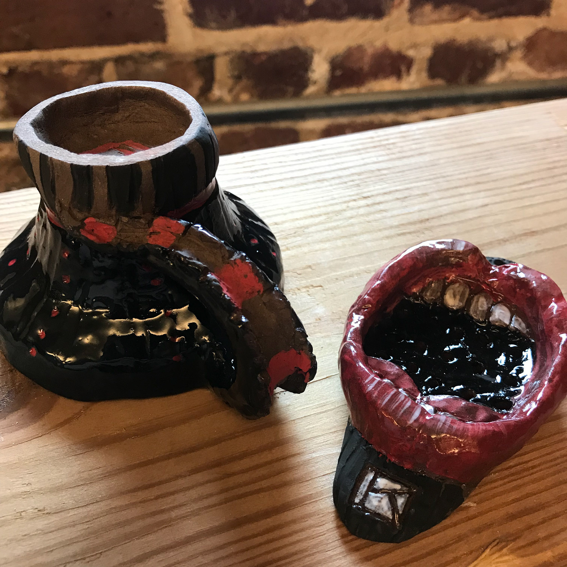 Bayou teacup and tea strainer