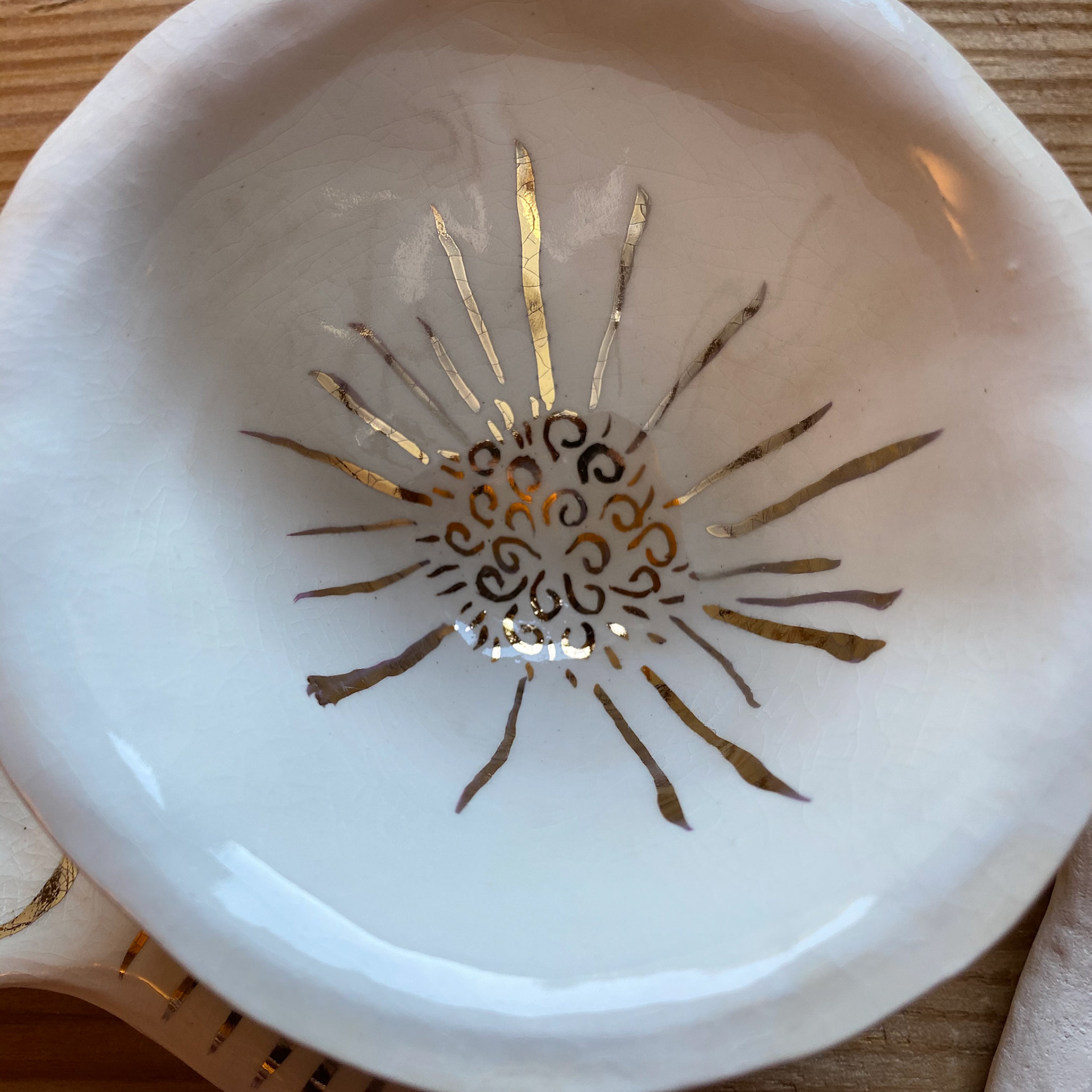 Magnolia teacup detail - SOLD