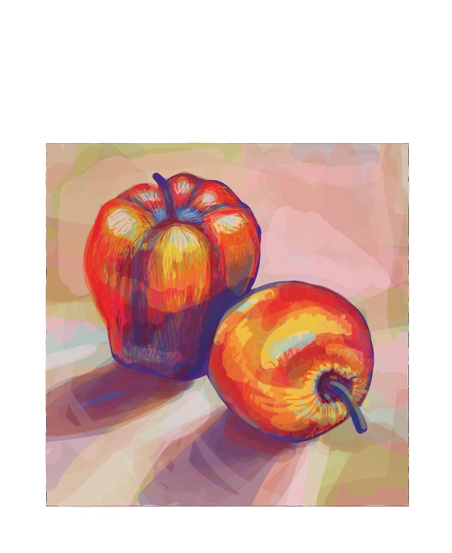 apple study Illustrator