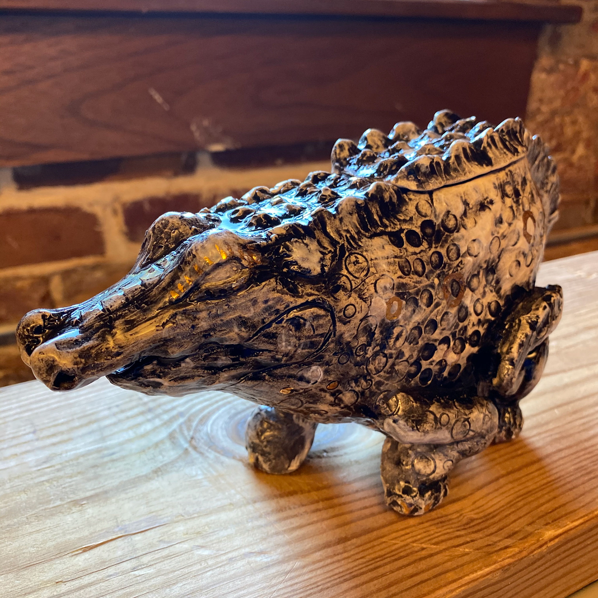 Alligator Teapot - SOLD