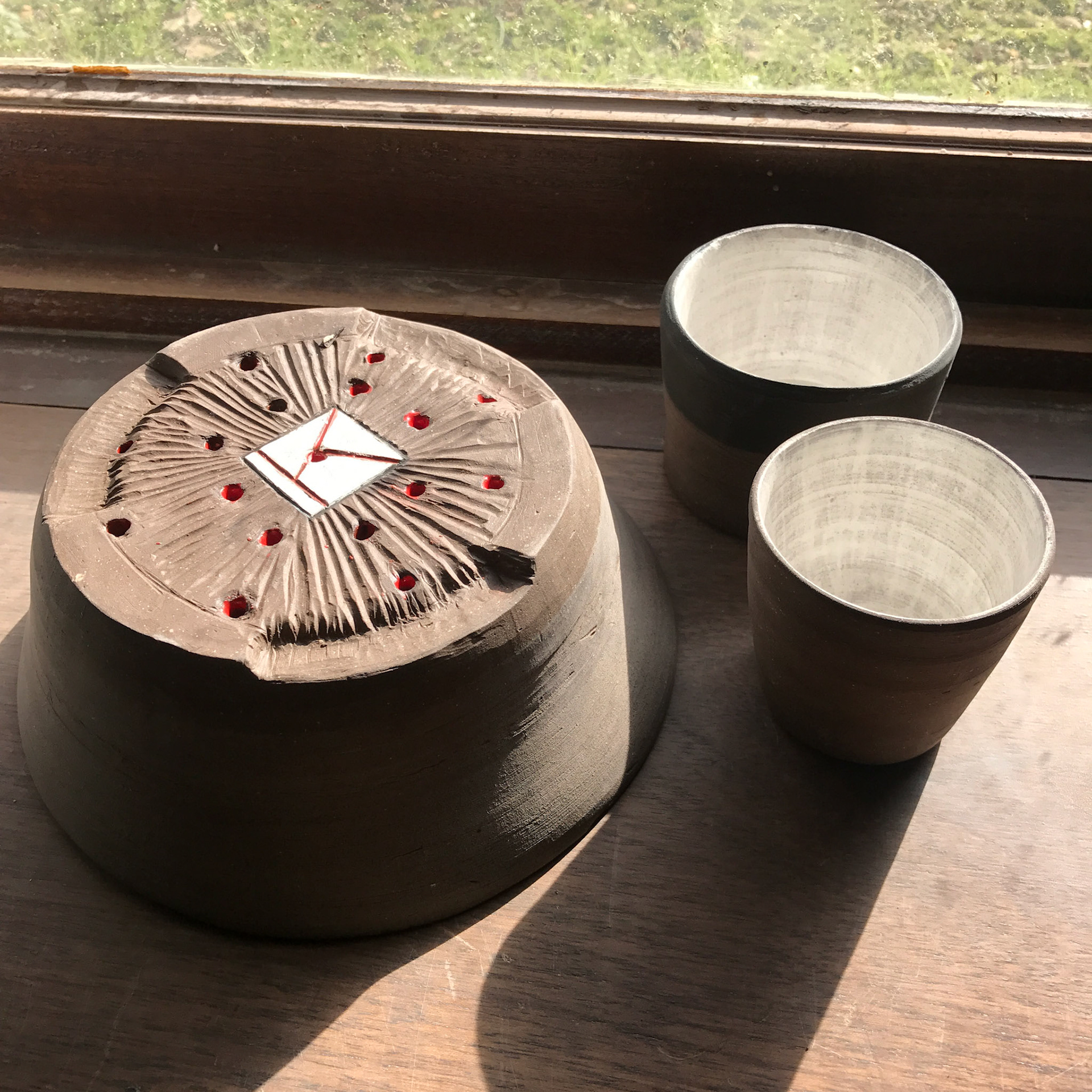 Berry bowl base and Pearl cups
